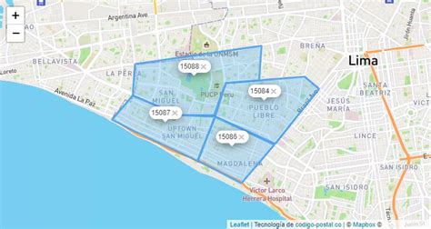 san miguel peru postal code.